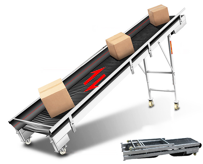 conveyor díluchtaithe luchtaithe foldable